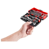 R.360NANOPB - FACOM R.360NANOPB 1/4" ratel- en doppenset 38-delig - Afbeelding 7